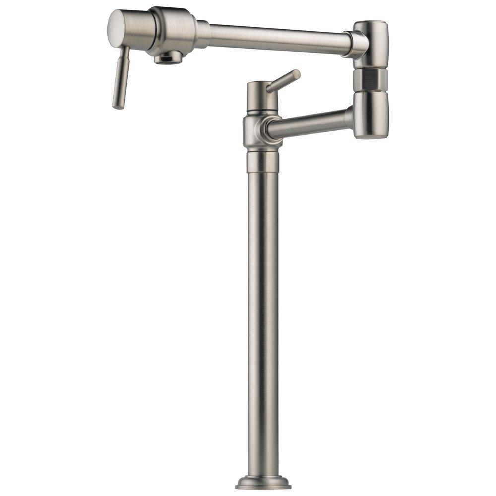 Brizo Stainless Two Handle Lever Handle Pot Filler 