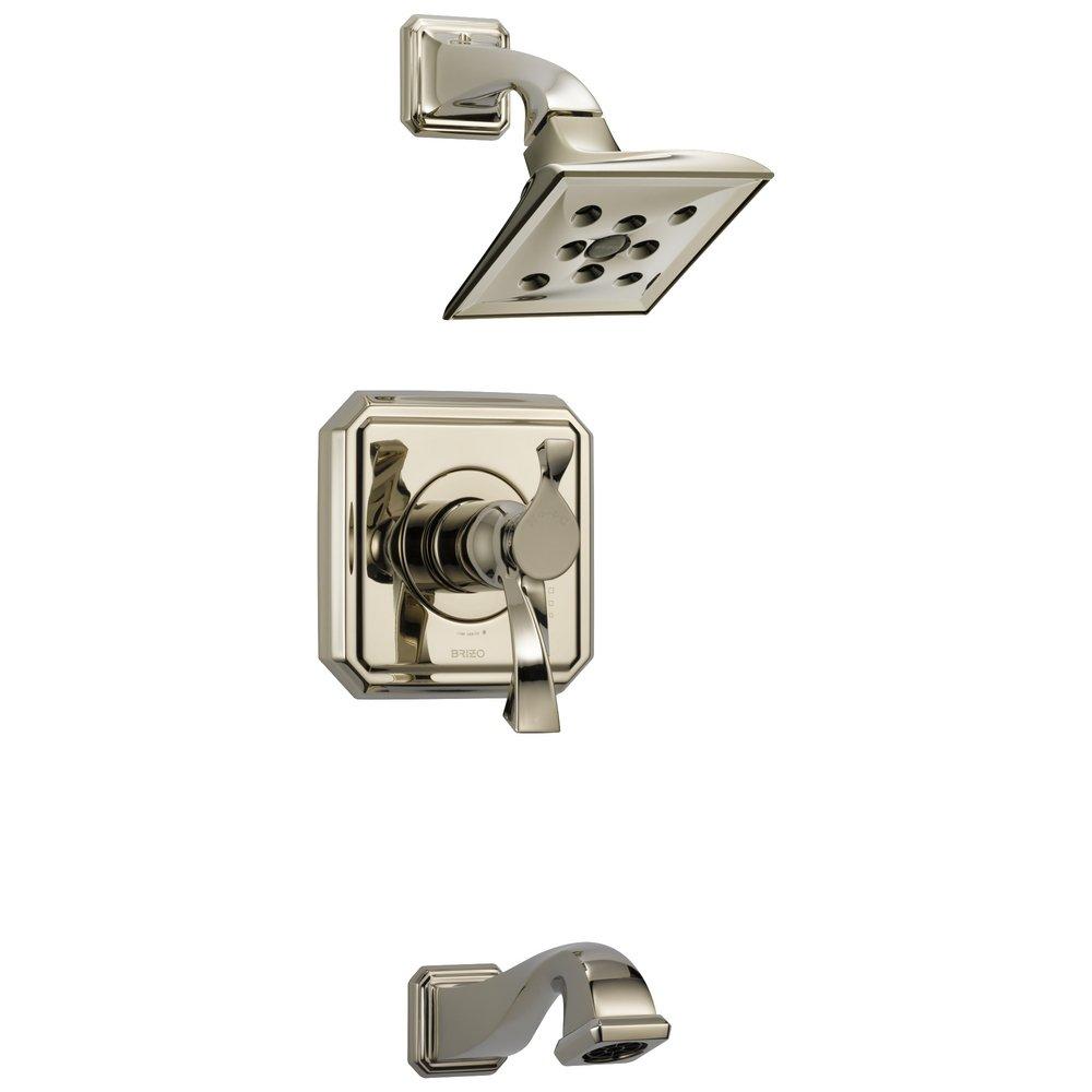 Brizo Polished Nickel Two Handle Single Function Bathtub & Shower Faucet (Trim Only) 