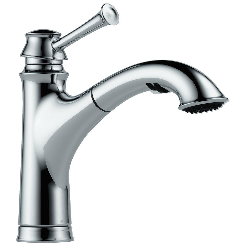 Brizo Chrome Single Handle Pull Out Kitchen Faucet 