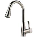 Single Handle Pull Down Kitchen Faucet with Two-Function Spray, Magnetic Docking and Touch-Clean Technology in Brilliance® Stainless