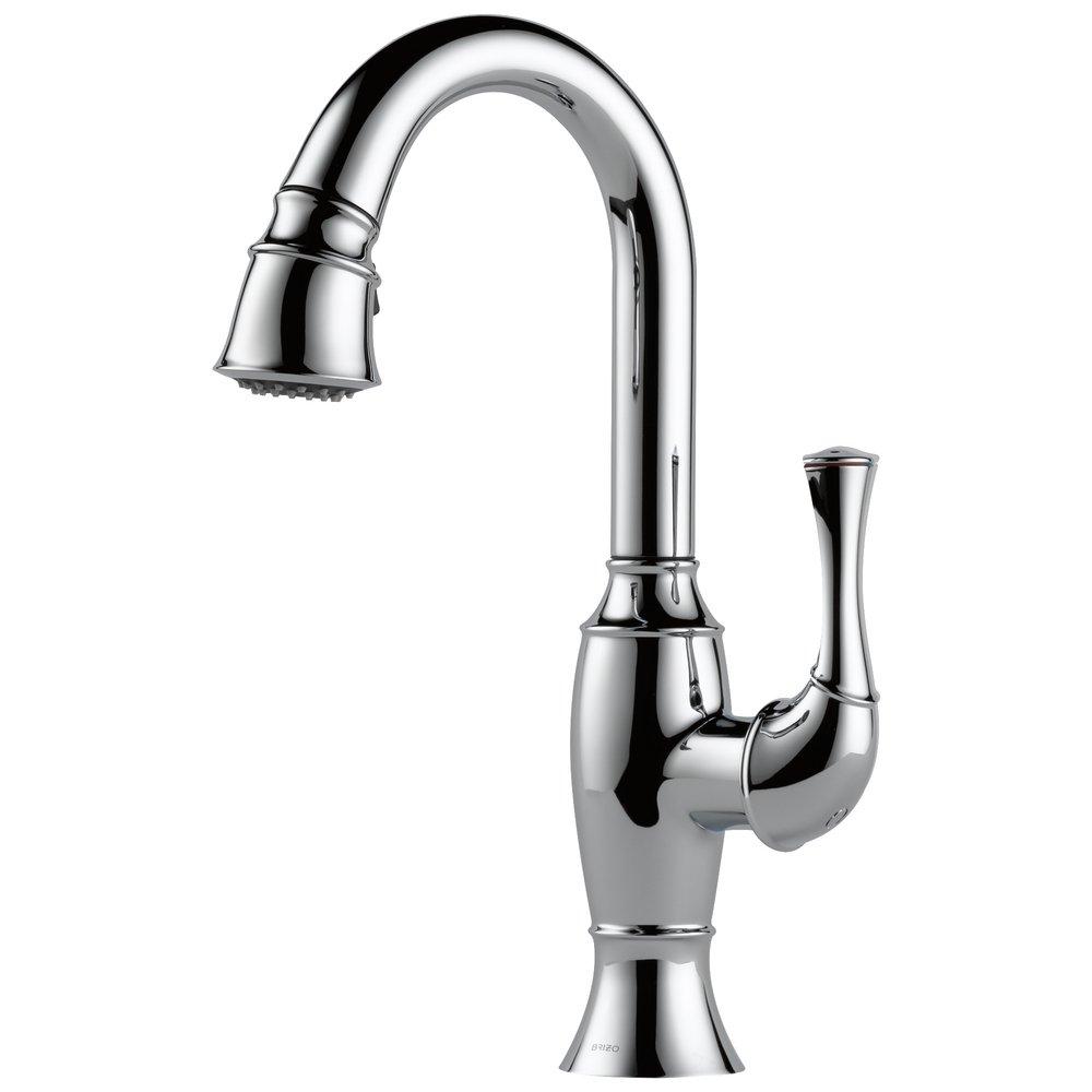 Brizo Chrome Single Handle Lever Handle Bar Faucet 