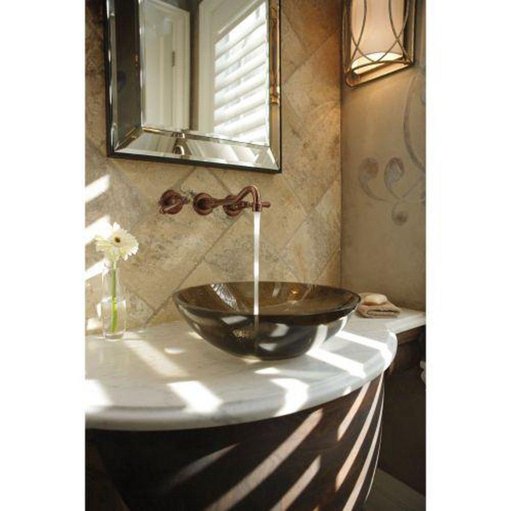 Brizo Brushed Nickel Two Handle Bathroom Sink Faucet 