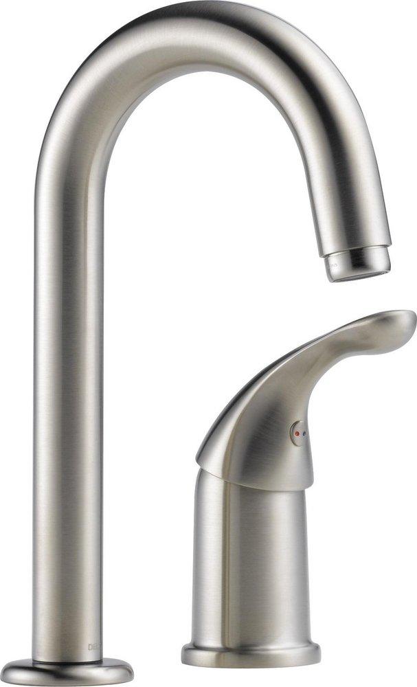 Delta Faucet Brilliance&reg; Stainless Single Handle Lever Bar Faucet 