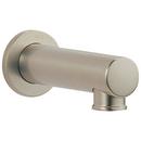 Brizo Brilliance&reg; Brushed Nickel 1/2 x 6-1/2 in. Sweat Zinc Tub Spout 