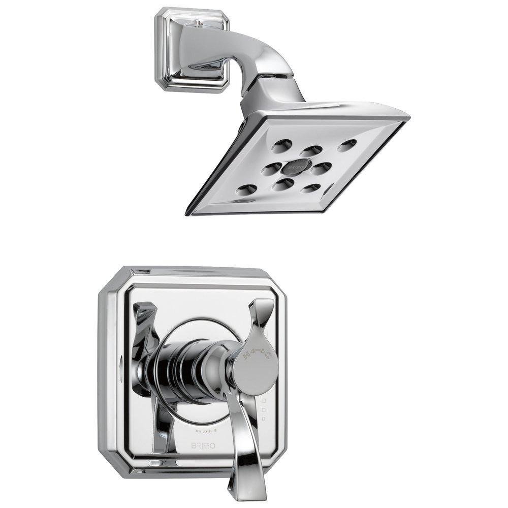 Brizo Chrome Single Handle Single Function Shower Faucet (Trim Only) 