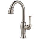 Brizo Cocoa Bronze/Stainless Steel Single Handle Lever Handle Bar Faucet 