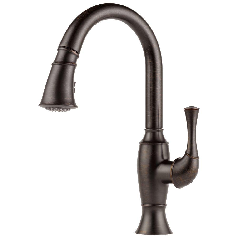 Brizo Venetian Bronze Single Handle Pull Down Kitchen Faucet 