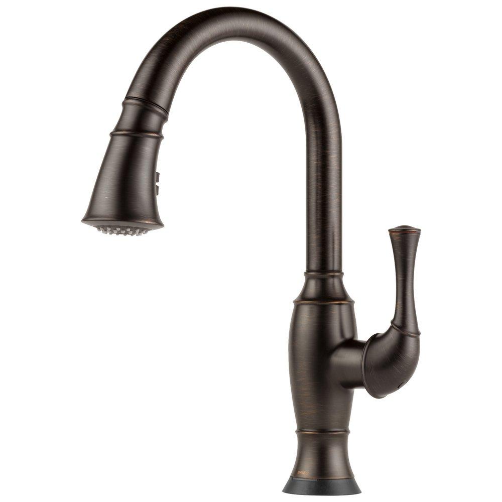 Brizo Venetian Bronze Single Handle Pull Down Kitchen Faucet 
