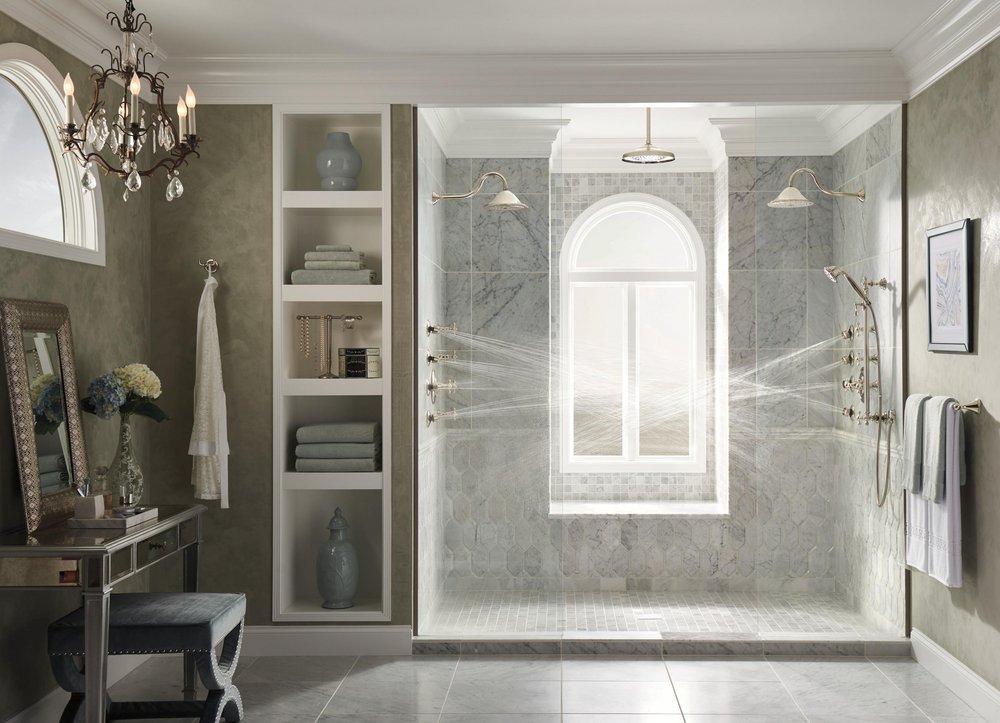 Brizo Brilliance&reg; Polished Nickel 1/2 x 2-3/8 x 10 in. NPT Solid Brass Shower Arm and Flange 