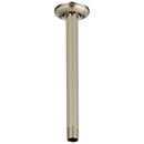 10 in. Ceiling Mount Shower Arm and Flange in Brilliance® Polished Nickel