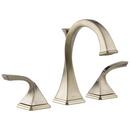 Brizo Brilliance&reg; Brushed Nickel Two Handle Widespread Bathroom Sink Faucet 