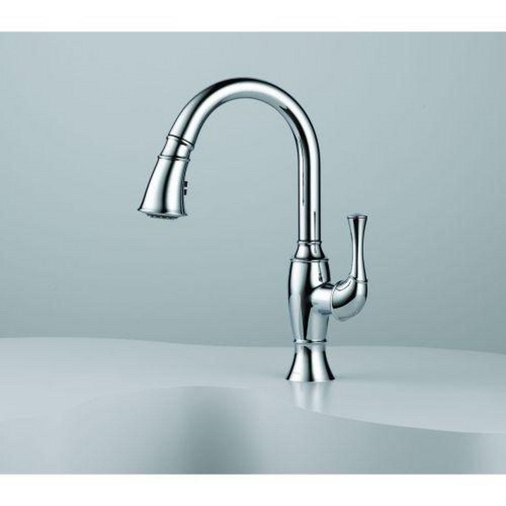 Brizo Stainless Single Handle Pull Down Kitchen Faucet 