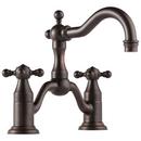 Brizo Venetian Bronze Two Handle Bridge Bathroom Sink Faucet 
