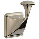 Brizo Polished Nickel 1-Hook Robe Hook 