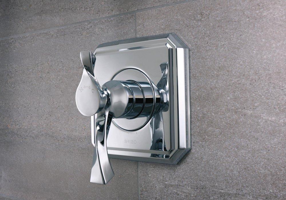 Brizo Chrome Single Handle Bathtub & Shower Faucet (Trim Only) 