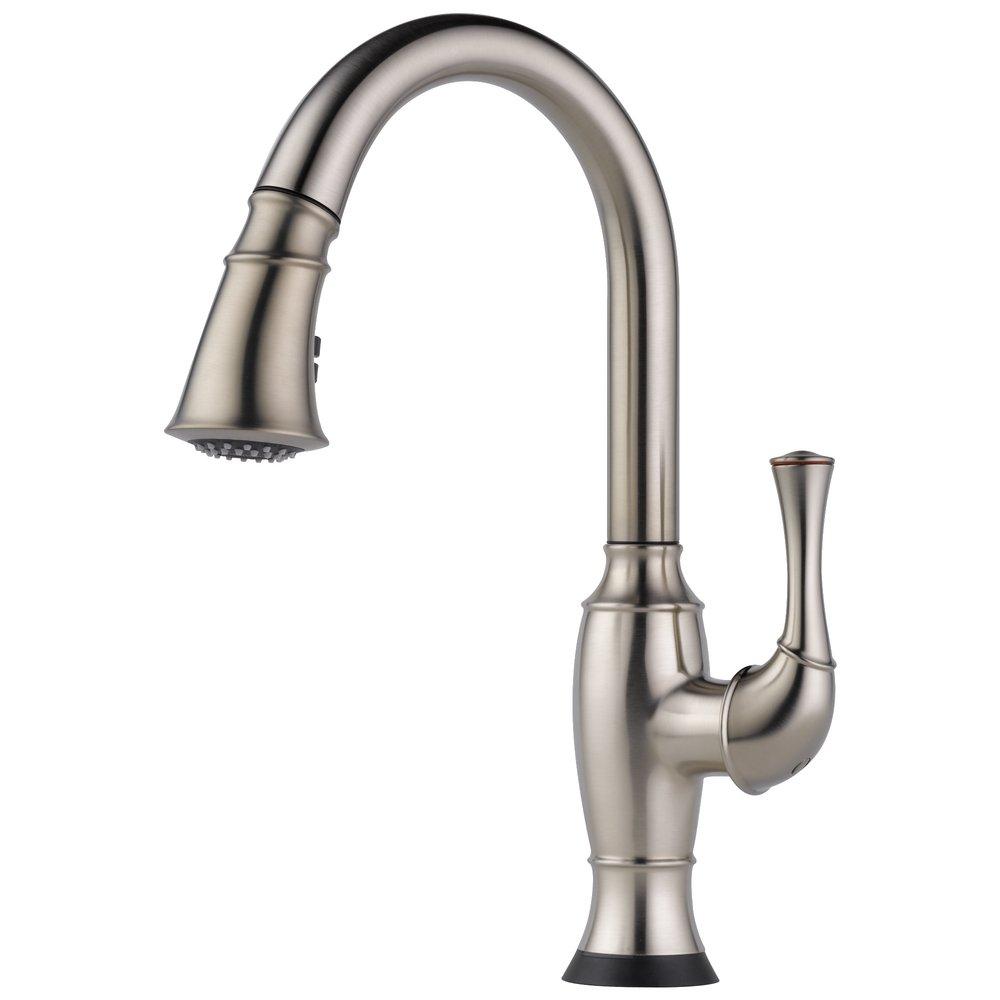 Brizo Stainless Single Handle Pull Down Kitchen Faucet 