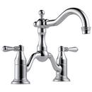 Brizo Chrome Two Handle Bridge Bathroom Sink Faucet 
