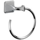 Round Open Towel Ring in Polished Chrome