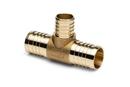 Zurn PEX Barbed Fabricated Reducing DR 11 Brass Tee 