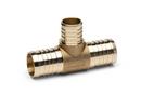 Zurn PEX Barbed Fabricated Reducing DR 11 Brass Tee 