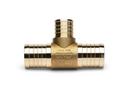 Zurn PEX Barbed Fabricated Reducing DR 11 Brass Tee 