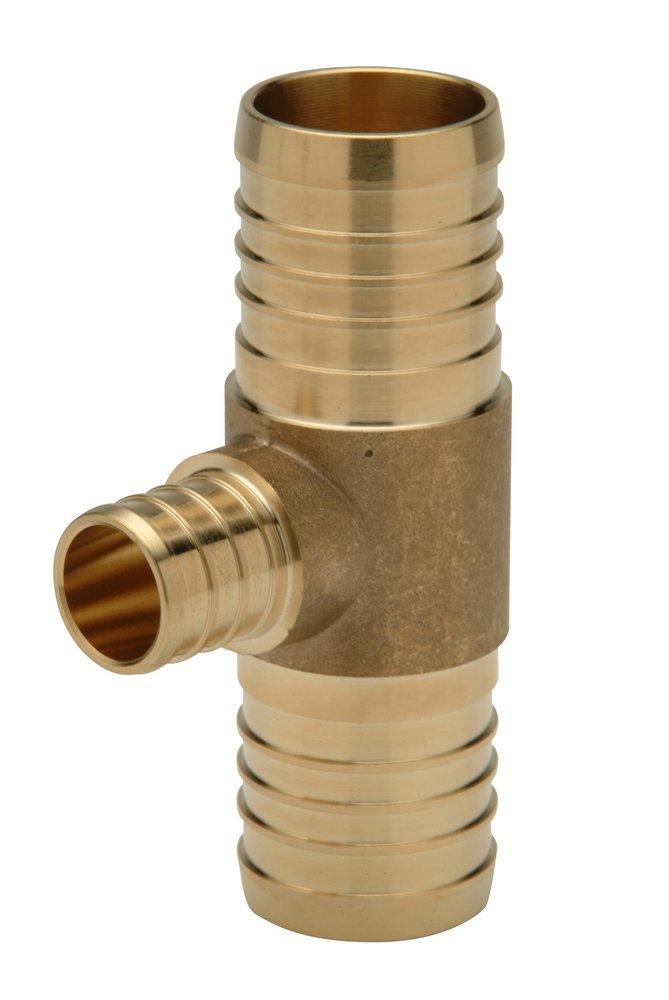 Zurn PEX Barbed Brass Reducing Tee 