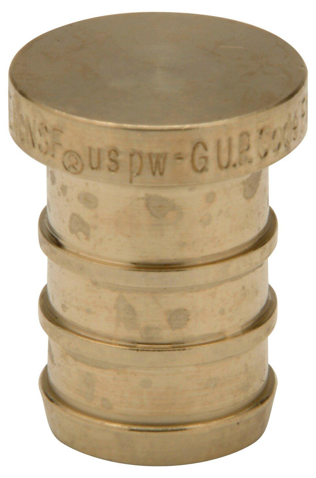 Zurn PEX 14/25 in. Hot and Cold Water Systems Test Plug 