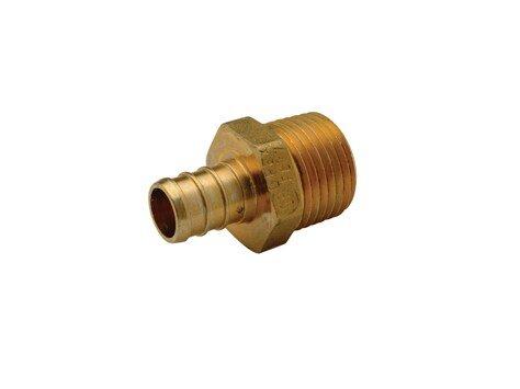 Zurn PEX Black MPT Brass Adapter Coupling 