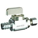 dahl Valve Chrome Plated F1807 x OD Compression Loose Key Straight Supply Stop Valve in Chrome Plated 