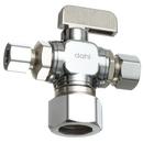 dahl Valve Chrome Plated OD Compression Loose Key Angle Supply Stop Valve in Chrome Plated 