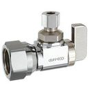1/2 x 1/4 in. FIPS x OD Compression Loose Key Angle Supply Stop Valve in Chrome Plated