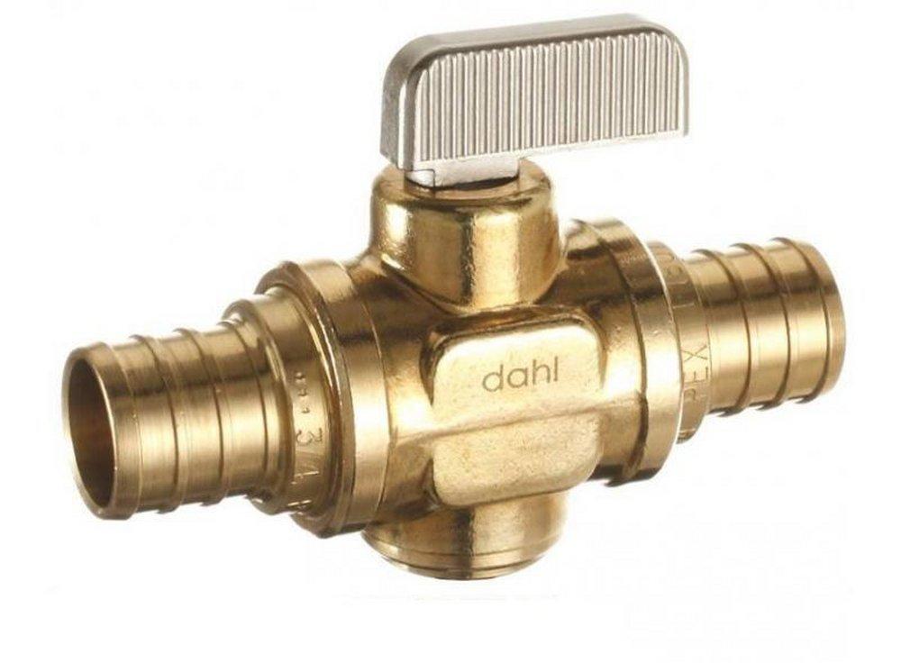 dahl Valve Rough Brass Female Solder x F1807 Loose Key Straight Supply Stop Valve in Rough Brass 