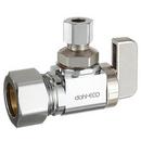 dahl Valve Chrome Plated OD Compression Loose Key Angle Supply Stop Valve in Chrome Plated 