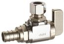 1/2 x 3/8 in. Solvent Weld x OD Compression Lever Angle Supply Stop Valve in Chrome Plated