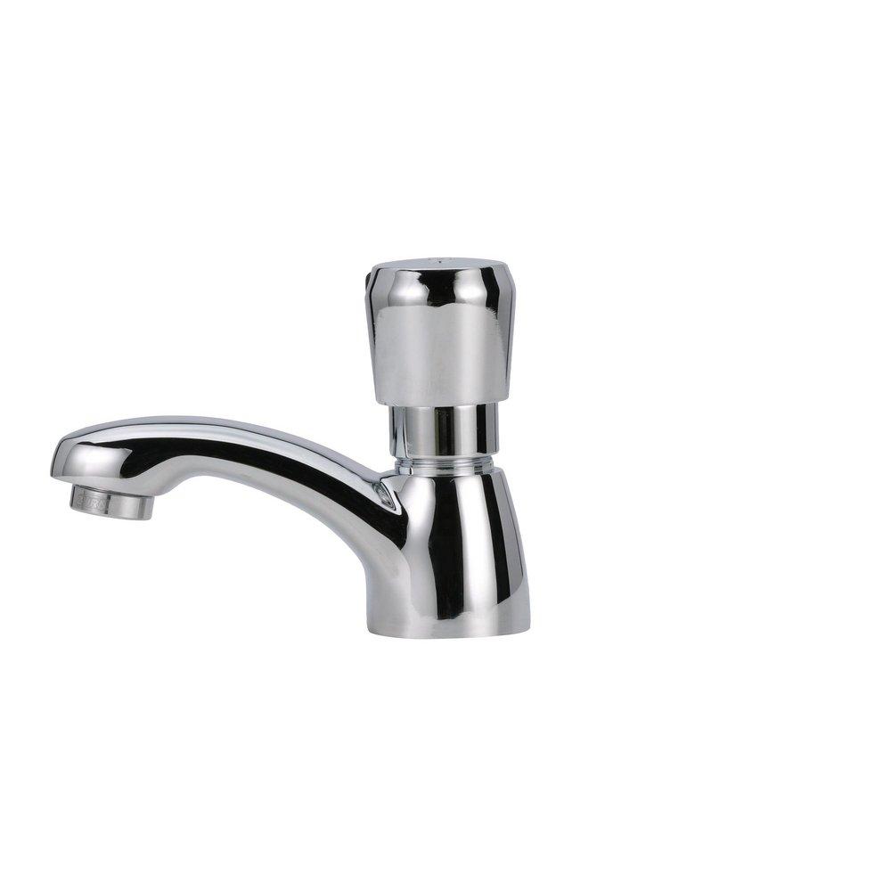 Zurn Polished Chrome Single Handle Metering Bathroom Sink Faucet 