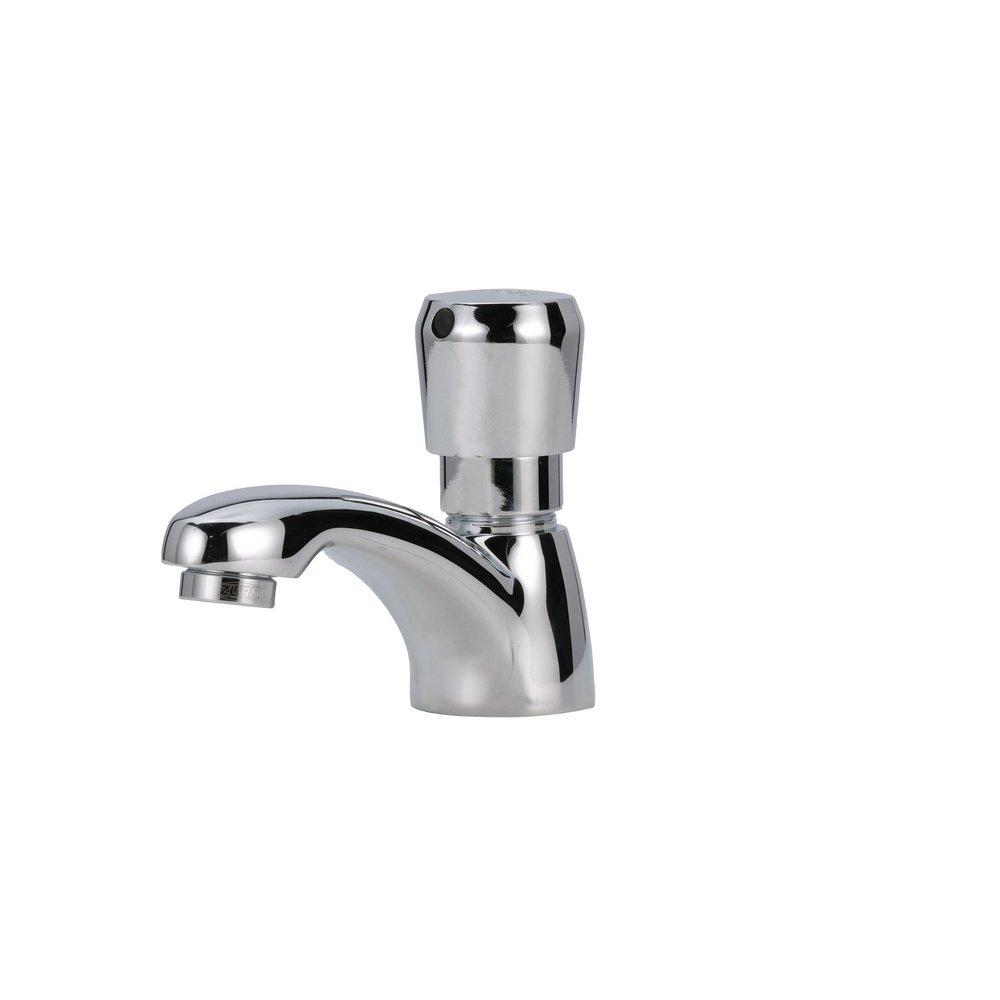 Zurn Polished Chrome Single Handle Metering Bathroom Sink Faucet 