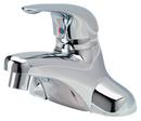 0.5 gpm. Single Handle Centerset Bathroom Sink Faucet with Metal Pop-Up in Chrome Plated