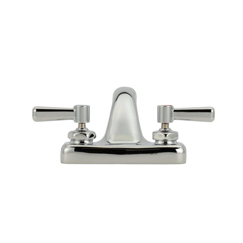 Zurn Polished Chrome Two Handle Centerset Bathroom Sink Faucet 