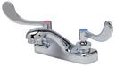 0.5 gpm. Two Handle Centerset Bathroom Sink Faucet in Chrome Plated