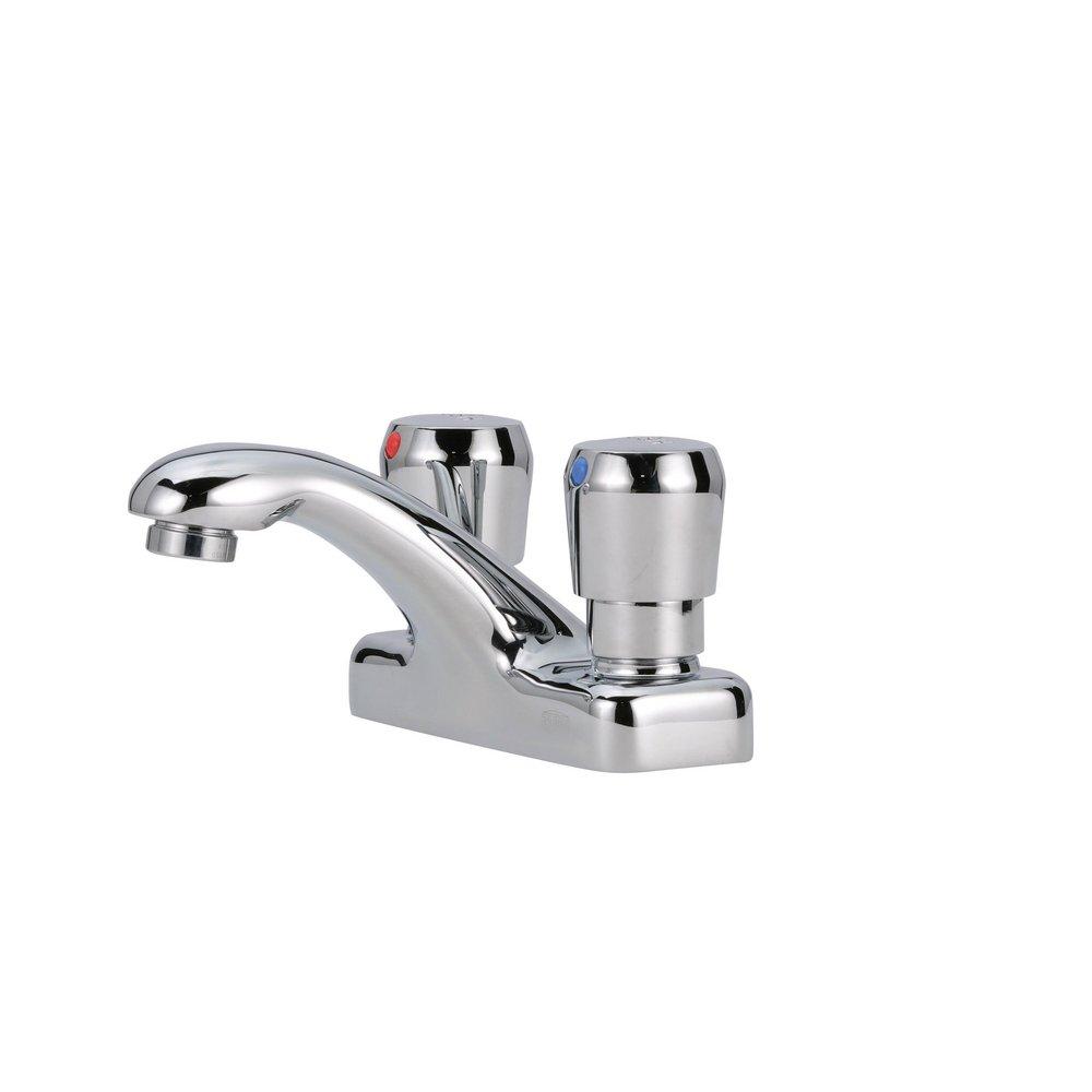 Zurn Polished Chrome Two Handle Centerset Bathroom Sink Faucet 