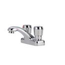 Zurn Polished Chrome Two Handle Centerset Bathroom Sink Faucet 