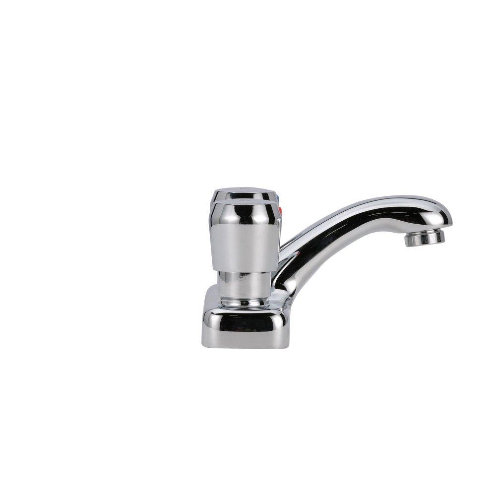 Zurn Polished Chrome Two Handle Centerset Bathroom Sink Faucet 
