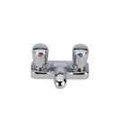 Zurn Polished Chrome Two Handle Centerset Bathroom Sink Faucet 