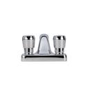 Zurn Chrome Plated Double Metering Handle Centerset Lavatory Integral Spout Faucet 