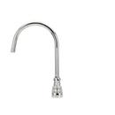 Zurn Polished Chrome Two Handle Wristblade Deck Mount Service Faucet 