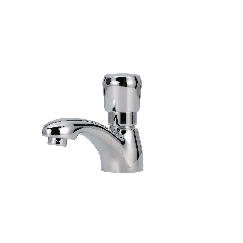 Zurn Polished Chrome Single Handle Metering Bathroom Sink Faucet 