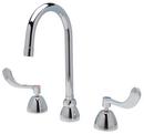 Zurn Polished Chrome Two Handle Widespread Bathroom Sink Faucet 