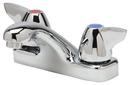 Bathroom Sink Faucet with Double Dome Lever Handle in Polished Chrome