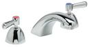 Zurn Polished Chrome 2.2 gpm 3-Hole Deck Mount Widespread Lavatory Faucet with Double Lever Handle and 5/18 in. Reach 