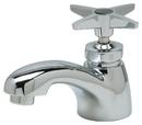 Bathroom Sink Faucet with Single Four Arm Handle in Polished Chrome